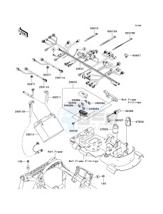 KVF 750 A [BRUTE FORCE 750 4X4] (A1) A1 drawing CHASSIS ELECTRICAL EQUIPMENT