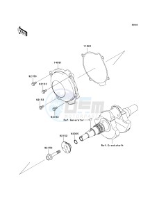 KVF 750 E [BRUTE FORCE 750 4X4I NRA OUTDOORS] (E8F-E9FA) E8FA drawing RECOIL STARTER