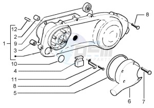 NRG 50 power purejet drawing Transmission cover