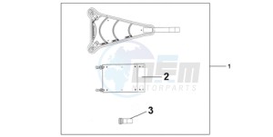 CBR1000RRA BR / HRC drawing TANK BAG