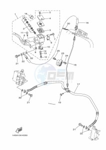 YFM700R YFM70RSXK (2LSS) drawing FRONT MASTER CYLINDER