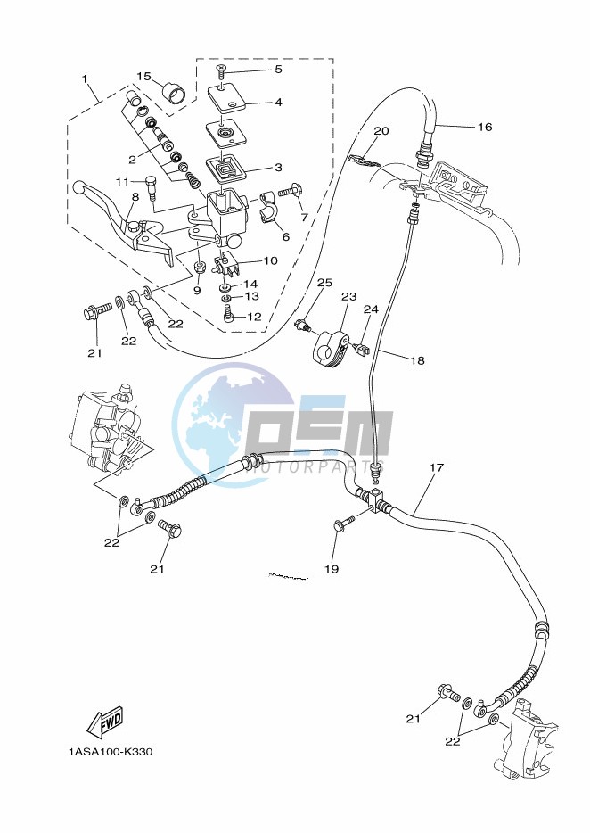 FRONT MASTER CYLINDER