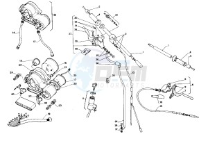 AF1 Futura 50 drawing Handlebar - Controls