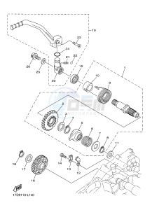 YZ250F (17DH 17DJ 17DK 17DL) drawing STARTER