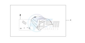 CBF1000S drawing SEAT COWL*YR254M*