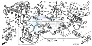 CB1000R9 UK - (E / MPH) drawing WIRE HARNESS