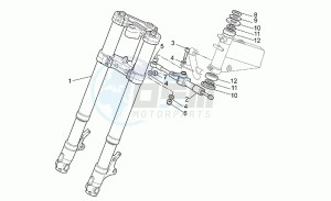 V 11 1100 Sport - Mandello Sport/Mandello drawing Steering