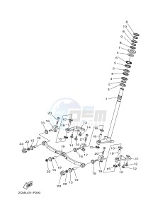 MW125A TRICITY 125 (2CMP 2CMR) drawing STEERING 2