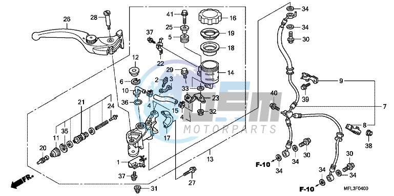 FR. BRAKE MASTER CYLINDER (CBR1000RR)