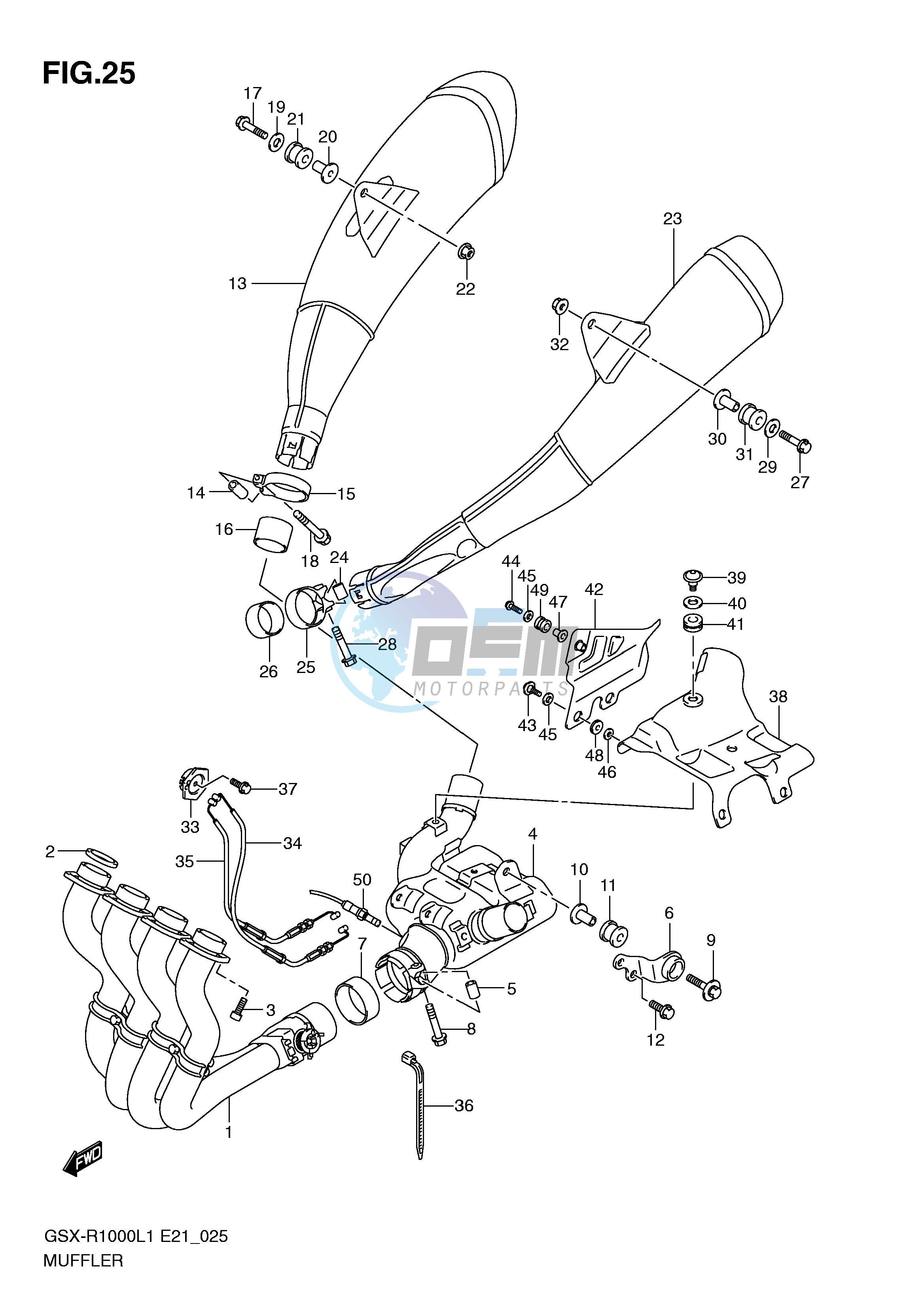 MUFFLER (GSX-R1000L1 E24)