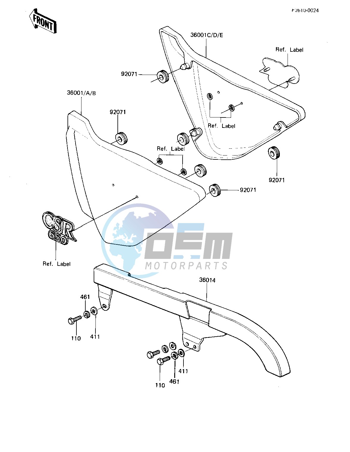 SIDE COVERS_CHAIN COVER -- 81-82 H1_H2- -