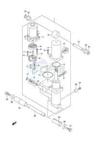 DF 40A drawing Trim Cylinder