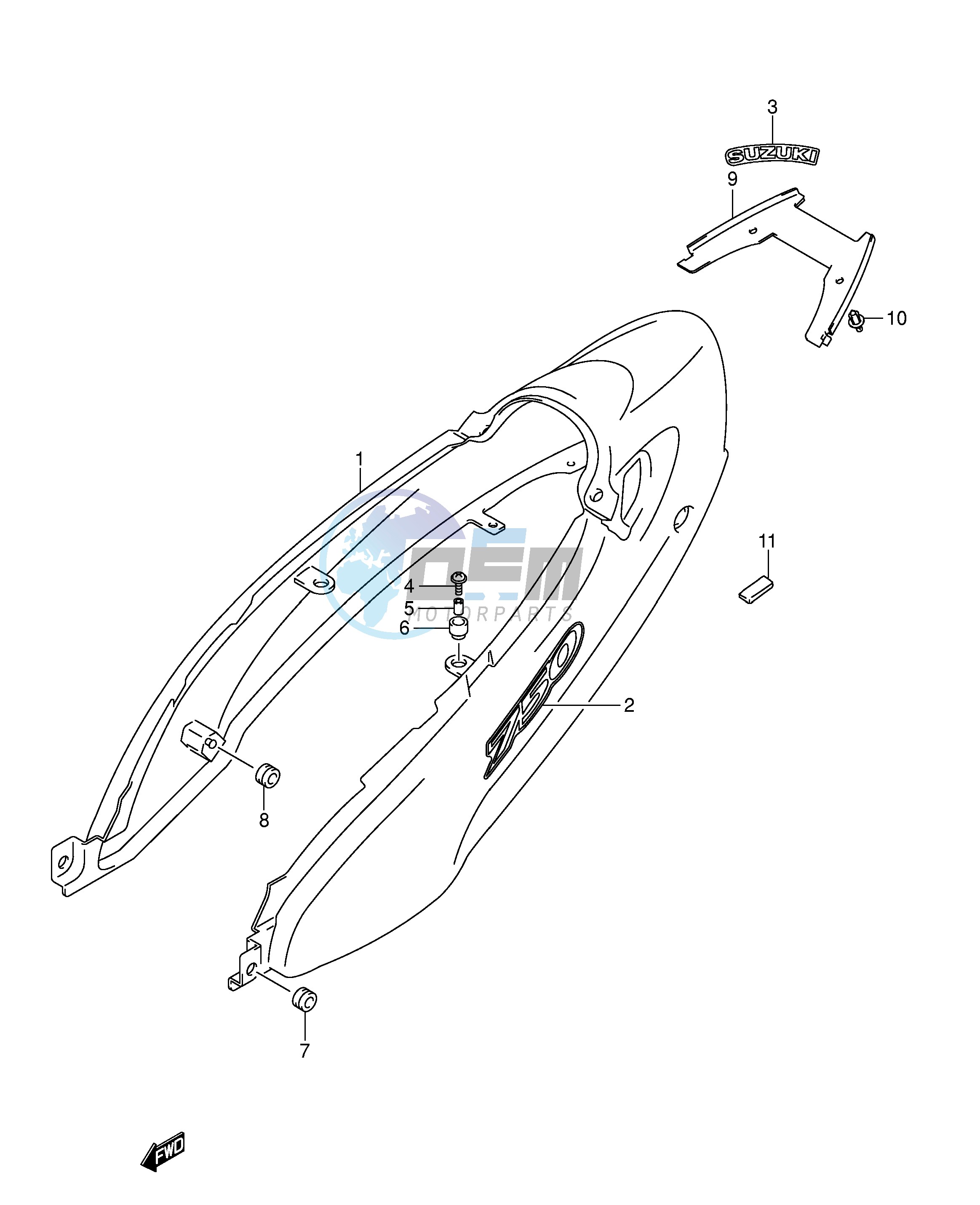 FRAME COVER (MODEL K3)