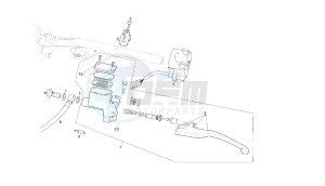 RAMBLA - 300 CC VTHRA1C drawing REAR MASTER CYLINDER