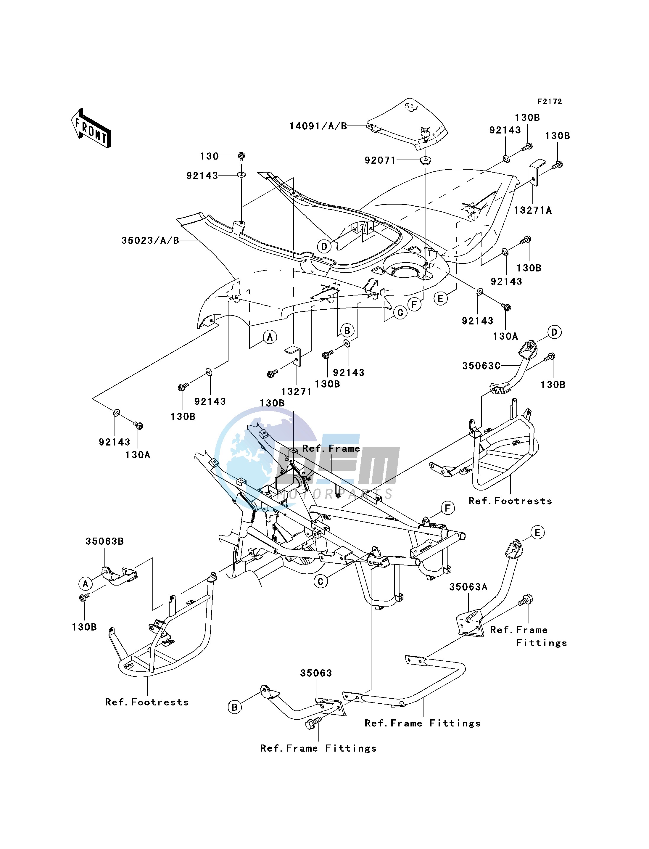 REAR FENDER-- S- -