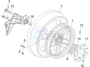 Nexus 250 e3 (UK) UK drawing Rear Wheel