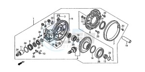 ST1100 drawing FINAL DRIVEN GEAR (ST1100L/M/N/P/R)