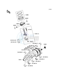 ZZR1400 ABS ZX1400B7F FR GB XX (EU ME A(FRICA) drawing Crankshaft/Piston(s)