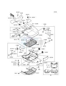 VULCAN_1700_VOYAGER_ABS VN1700BDF GB XX (EU ME A(FRICA) drawing Saddlebags(Trunk)