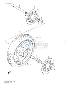 VZR 1800 Z drawing FRONT WHEEL