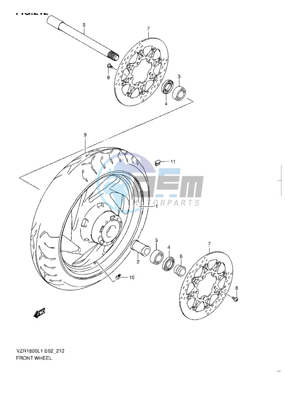 FRONT WHEEL