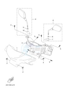 YN50FM NEO'S 4 (2CG7) drawing COWLING 1