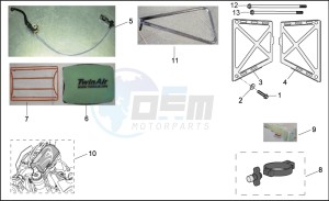 RXV-SXV 450-550 Enduro-Supermotard drawing VDB components