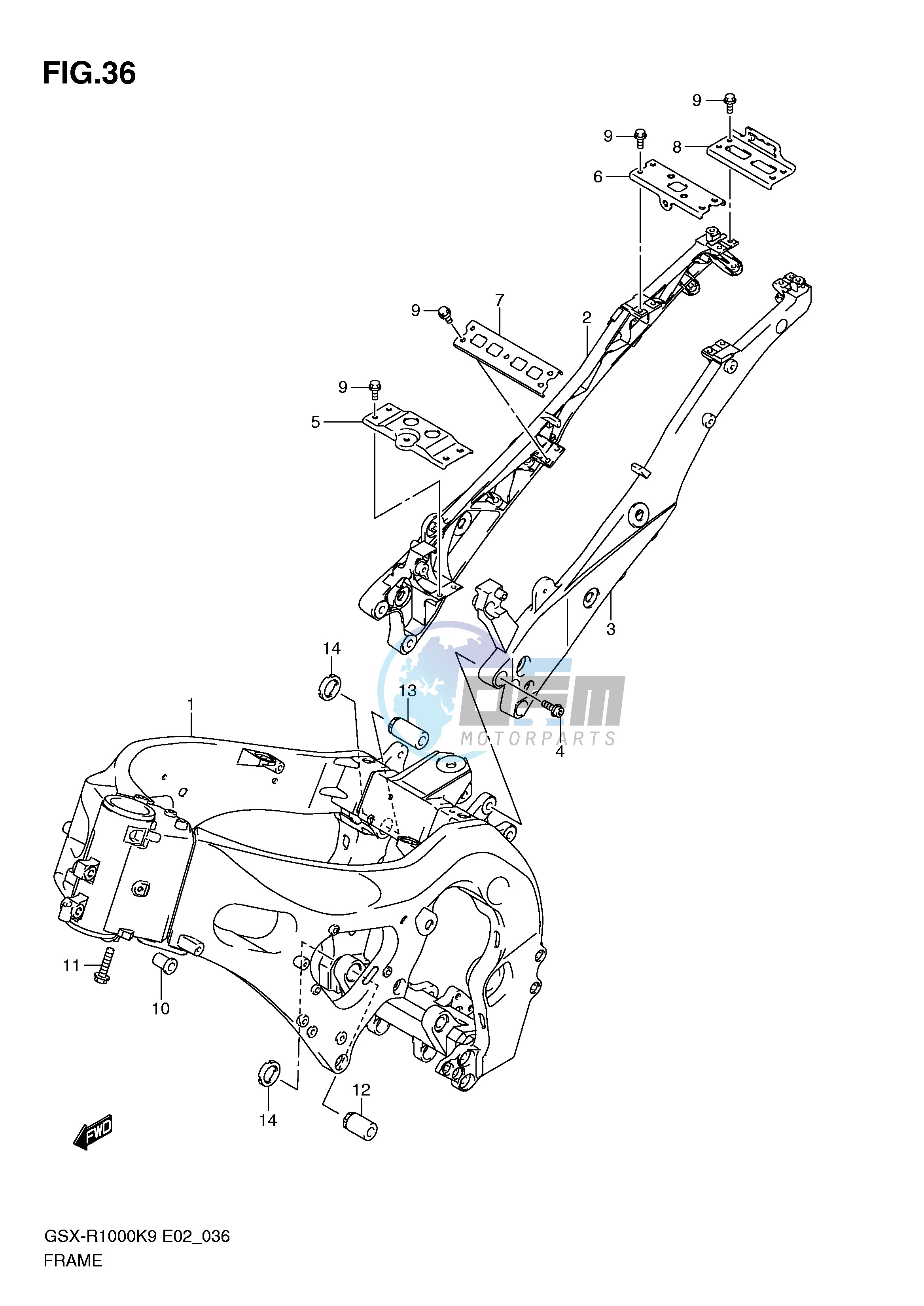 FRAME (MODEL K9)