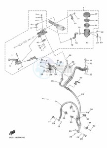 YZF690-U YZF-R7 (BJT1) drawing FRONT MASTER CYLINDER