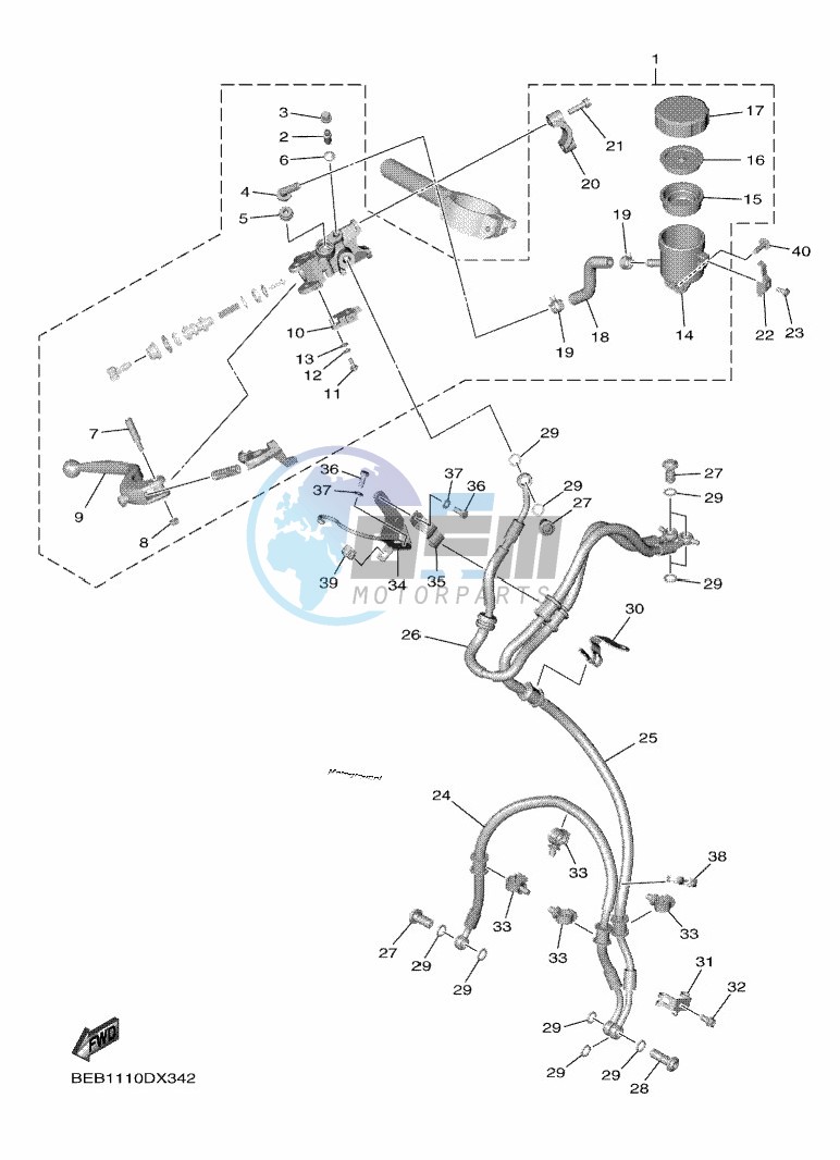 FRONT MASTER CYLINDER