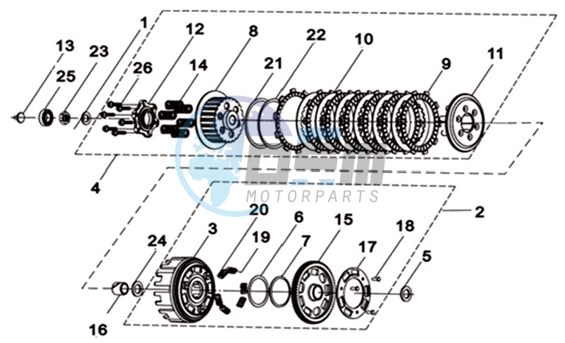 CLUTCH CENTER ASSY