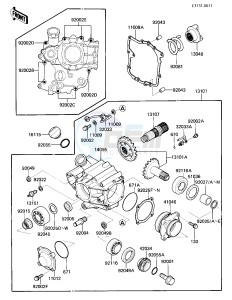 ZL 900 A [ELIMINATOR] (A1-A2) [ELIMINATOR] drawing FRONT BEVEL GEARS