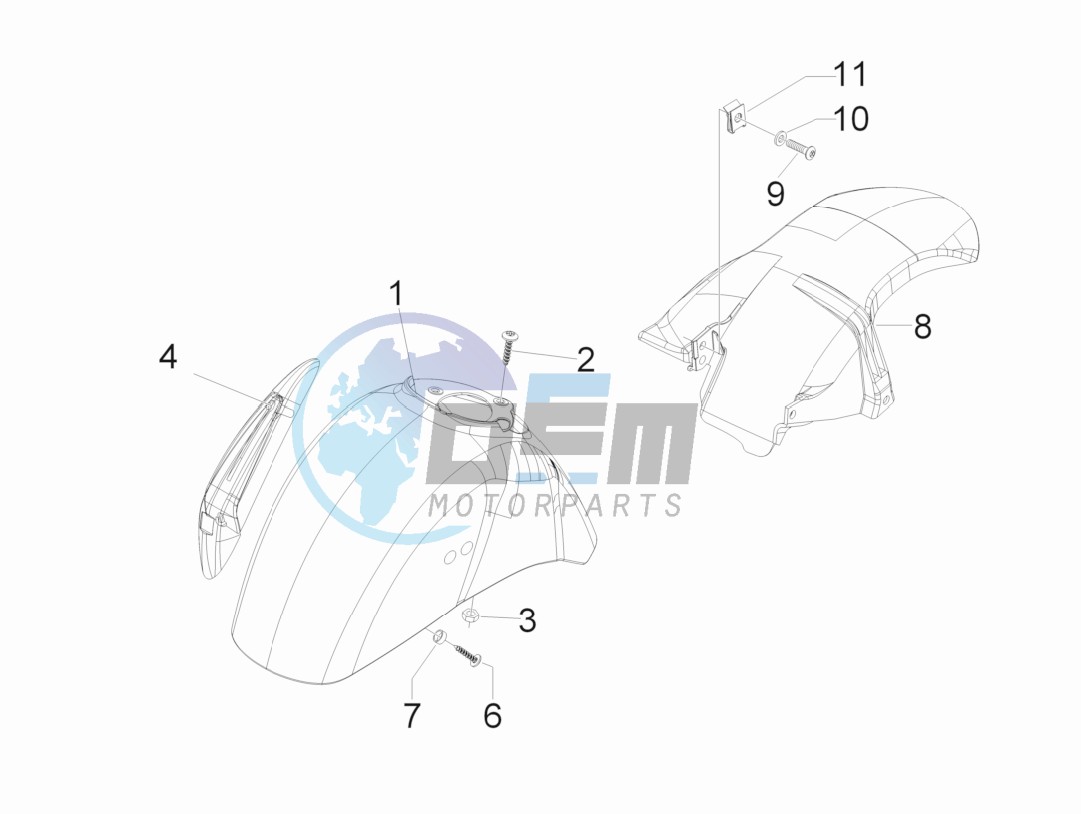 Wheel housing - Mudguard