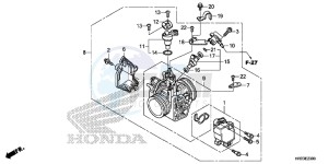 TRX420FM1E TRX420 Europe Direct - (ED) drawing THROTTLE BODY