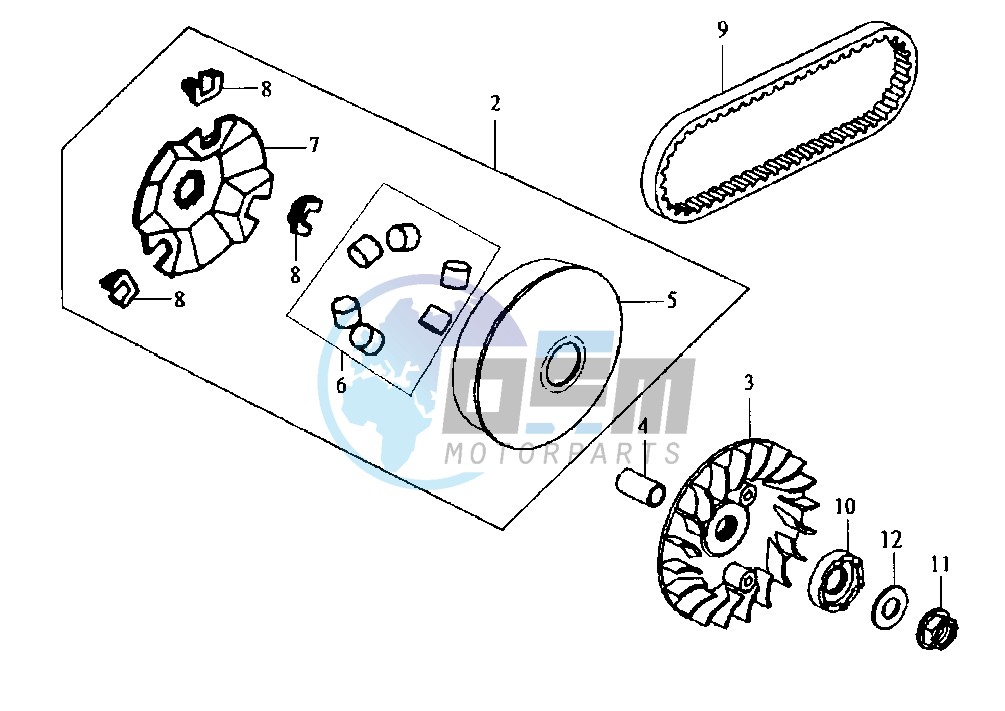 DRIVING PULLEY