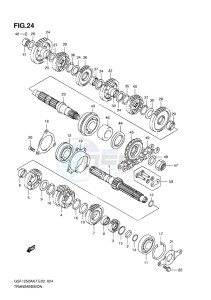 GSF-1250 BANDIT EU drawing TRANSMISSION