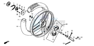 PK50 drawing REAR WHEEL (2)