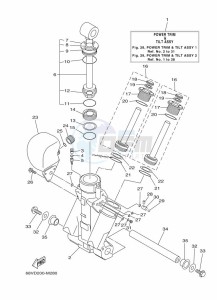 F115AETX drawing TILT-SYSTEM-1