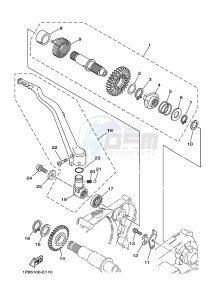 YZ250 (BCR2) drawing STARTER