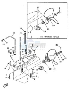 115B drawing PROPELLER-HOUSING-AND-TRANSMISSION-2