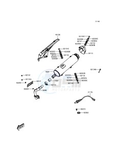 J300 ABS SC300BGF XX (EU ME A(FRICA) drawing Muffler(s)