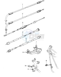 KZ 1000 A [KZ1000] (A1-A2A) [KZ1000] drawing CABLES -- 77-78 A1_A2_A2A- -