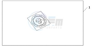 CBF1000FAC drawing FUEL FILLER PAD