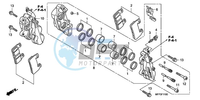 FRONT BRAKE CALIPER