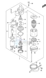 DF 175 drawing Starting Motor