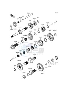 MULE PRO-DXT KAF1000BGF EU drawing Transmission