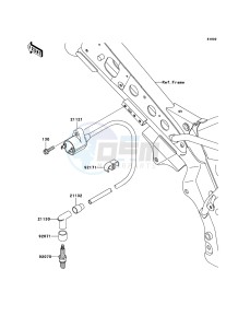 KLX110 KLX110A7F EU drawing Ignition System