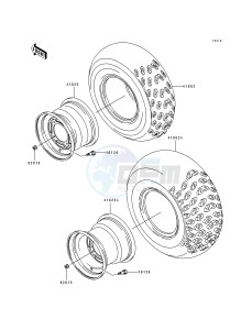 KAF 300 A [MULE 500] (A1) [MULE 500] drawing TIRE