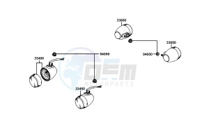 AGILITY CARRY 50cc drawing Front Winker