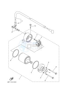 YFM700FWB KODIAK 700 CAMO (B169) drawing STARTING MOTOR